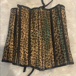Leopard Print Corset